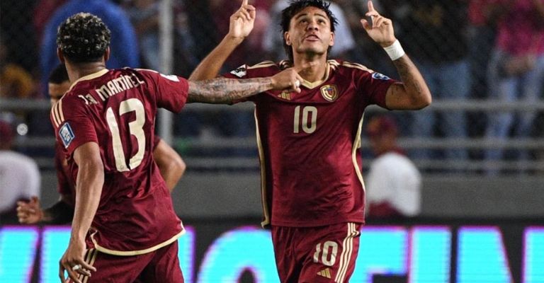 Telasco marcó un golazo para la vinotinto