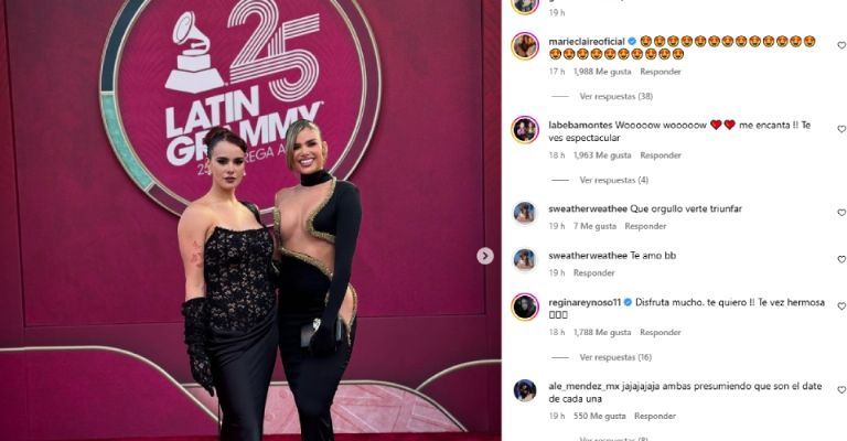 Gala Montes llega a los Latin Grammy con inesperada sorpresa
