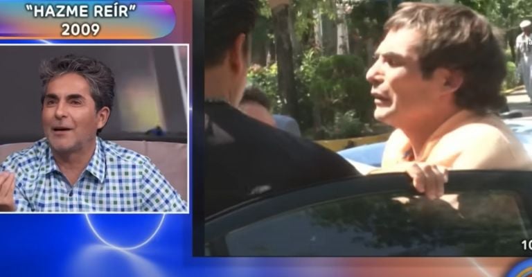 Exhiben video de Raúl Araiza al agarrarse a golpes con policías