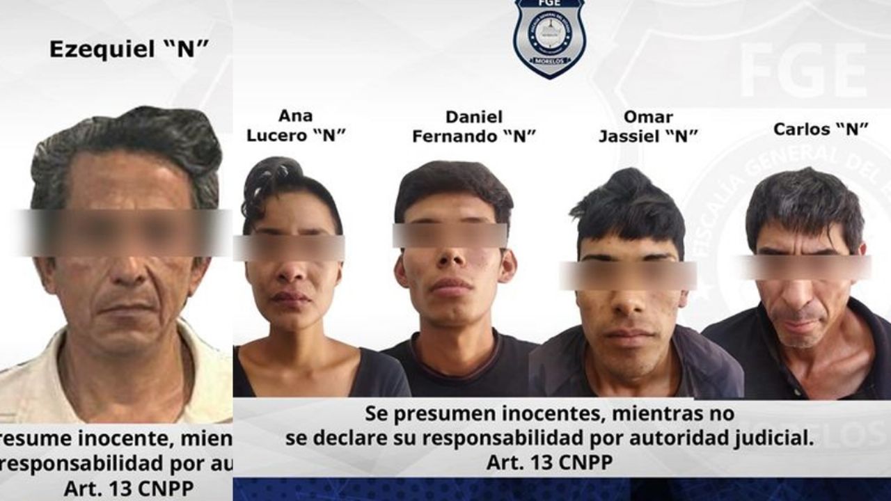 Rescatan a mujer secuestrada y capturan a cinco presuntos involucrados en Morelos