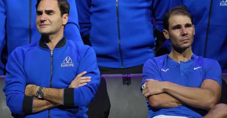 El adiós de Fededer fue emotivo para ambos