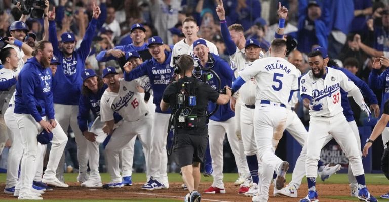 El batazo encaminó a las Dodgers a ganar la serie