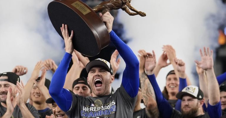 Freeman fue designado el MVP de la Serie Mundial