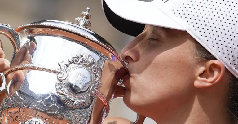 La polaca ganó el Roland Garros en junio