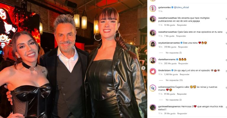 Gala Montes aparece en alfombra roja de LOL junto a Karime Pindter