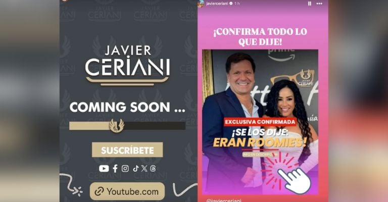 Javier Ceriani anuncia que abandona Chisme No Like