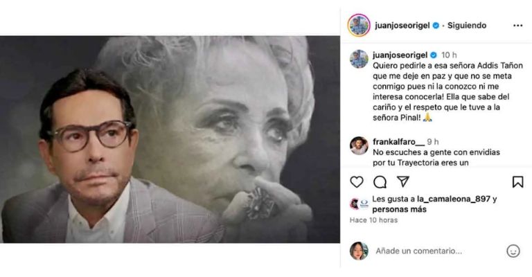 Pepillo Origel así responde a criticas de Addis Tuñón por grosería a Silvia Pinal