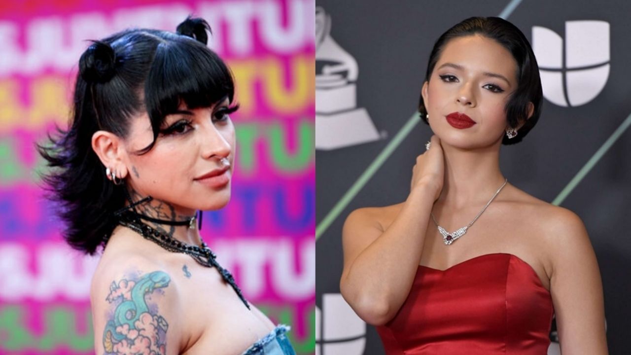 Nodal hace pintura de Ángela Aguilar