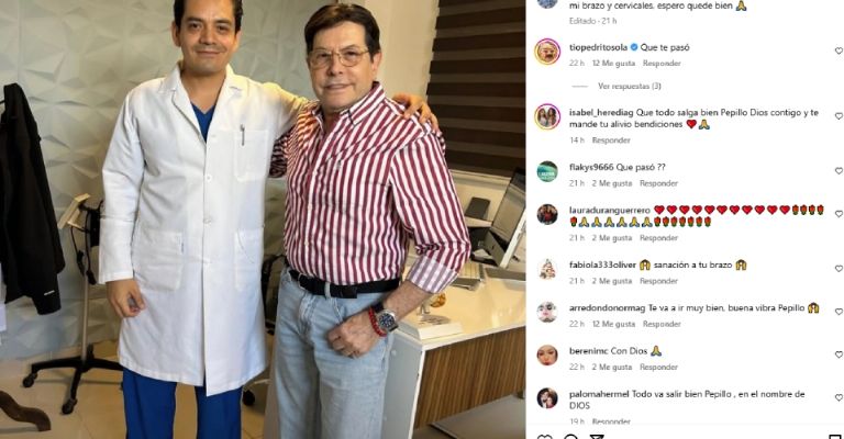 Pepillo Origel fue hospitalizado y operado tras complicaciones