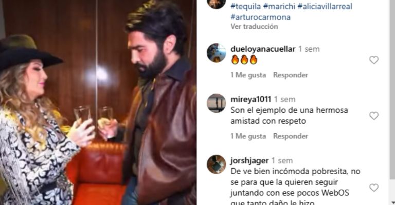 Alicia Villarreal aparece muy juntita a Arturo Carmona tras divorcio