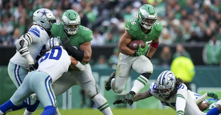 Barkley fue una pesadilla para la defensiva de los Cowboys