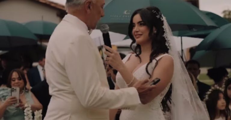 Christian Nodal con Ángela Aguilar y el resto de los famosos que impactaron con sus bodas
