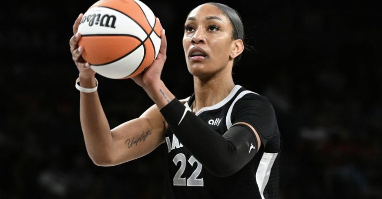 A'ja Wilson de Las Vegas