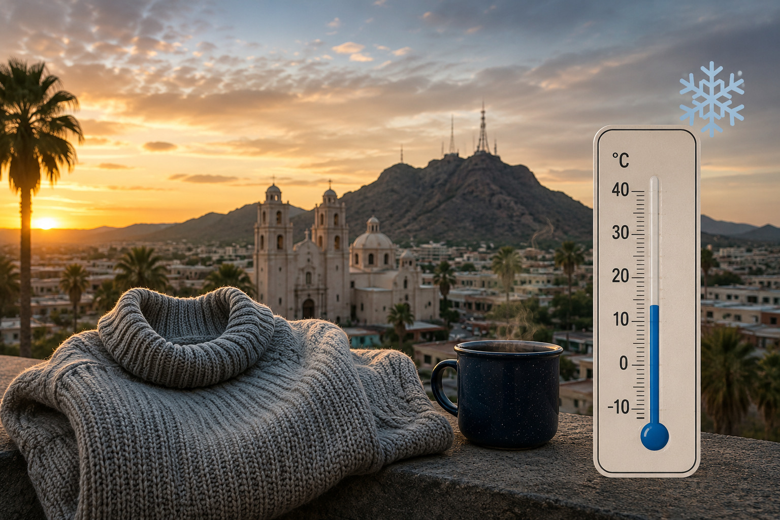 ¡Saca el suéter! Clima en Hermosillo HOY 4 de enero: SMN reporta temperaturas de 12°C