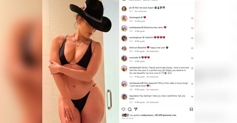 Jennifer Lopez deja boquiabiertos a fans al posar en bikini y presumir espectacular figura desde Aspen
