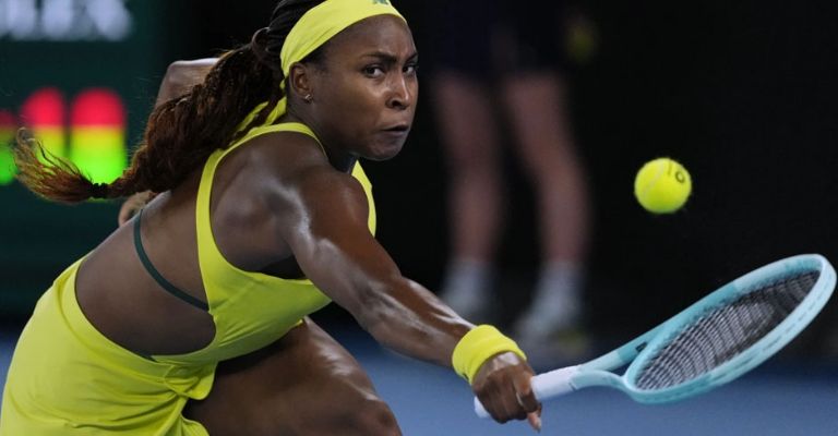 Gauff supo reponerse durante el segundo set