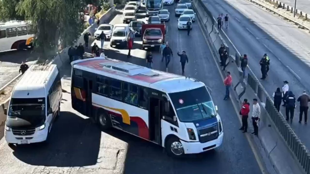 Marcha de transportistas: Colapsarán Pantitlán y la Calzada Ignacio Zaragoza en CDMX
