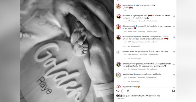 Scarlett Johansson manda mensaje a Brittany Mahomes, esposa de Patrick Mahomes de los Chiefs