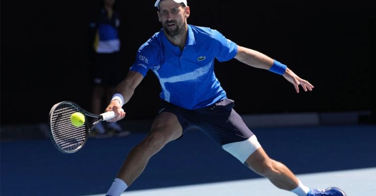 Es la primera vez en su carrera que se retira en un primer set