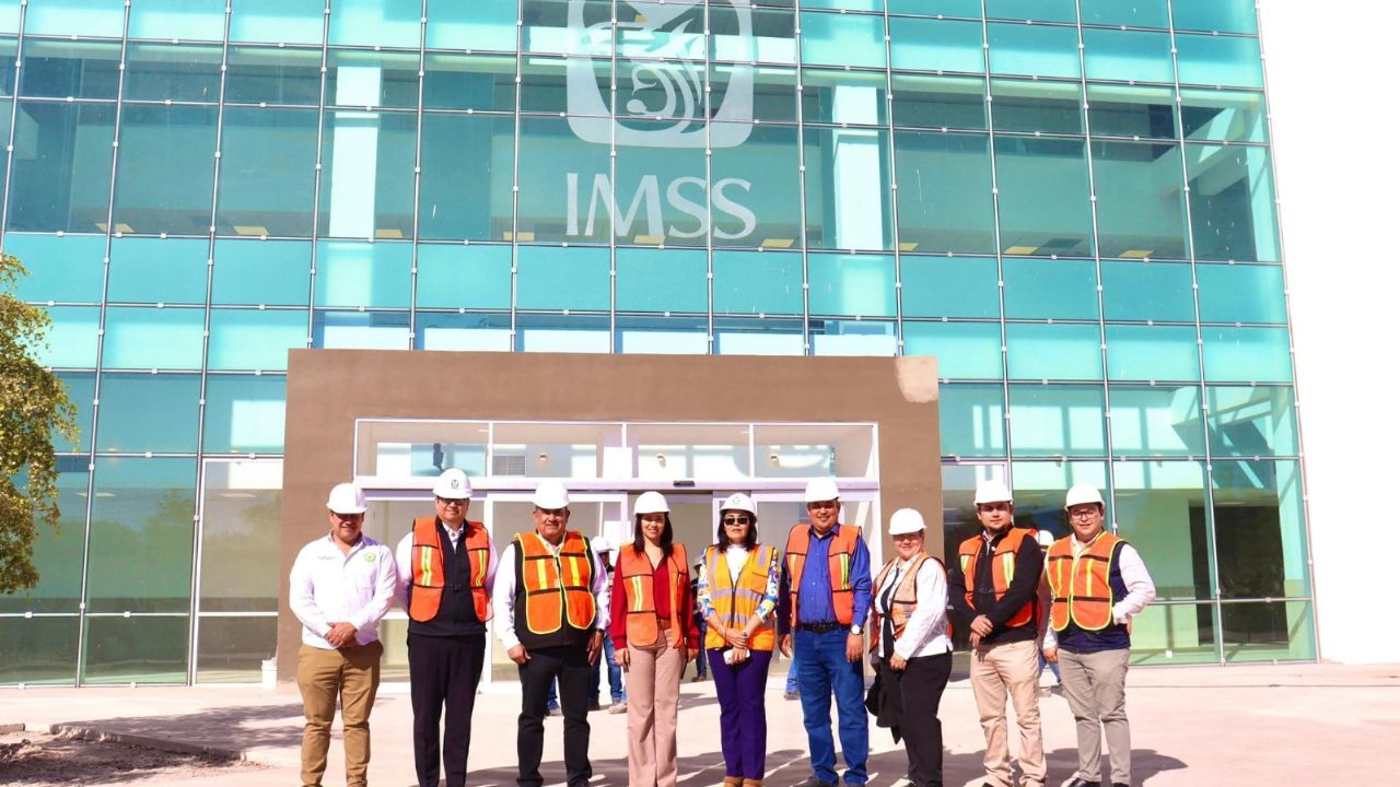 Nuevo hospital del IMSS en Navojoa lleva un 70% de avance