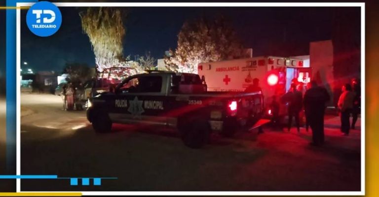 La mujer intentó proteger a su hijo de los golpes