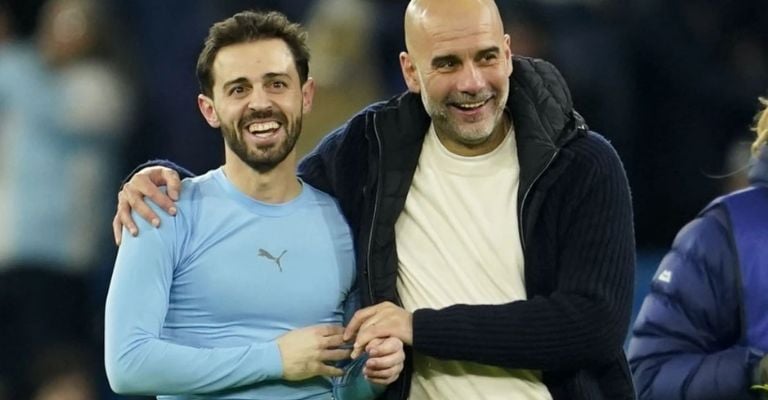 Guardiola, feliz por el triunfo de su equipo