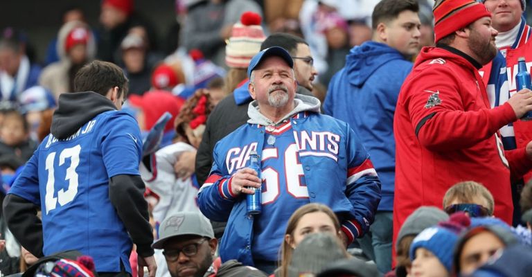 Los fans de los Giants esperan un triunfo de los Eagles