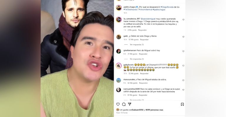 Diego Boneta asistiría ebrio a ceremonia de los TikToks Awards