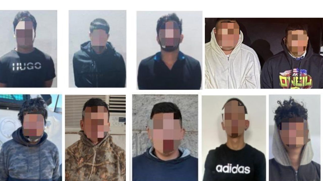 Lucha contra el crimen organizado: Aseguran a 10 personas, narcóticos, armas y vehículos