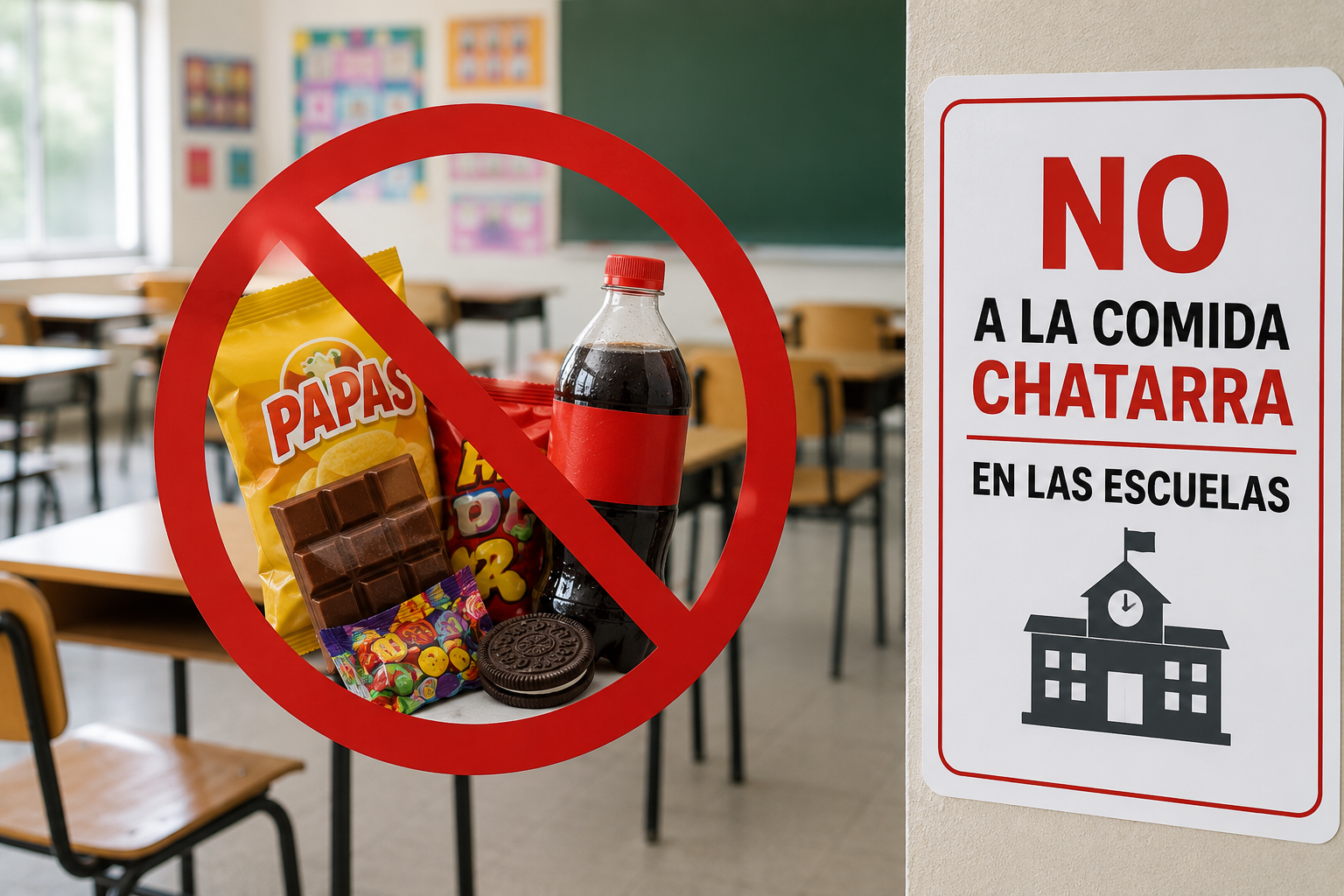 Comida 'chatarra' se elimina de escuelas de Guaymas y Empalme; inicia programa en 2 primarias