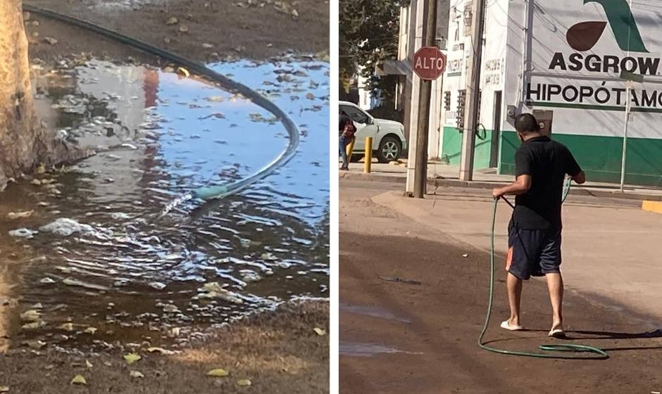 Pese a la sequía, los cajemenses continúan desperdiciando agua en tareas domésticas