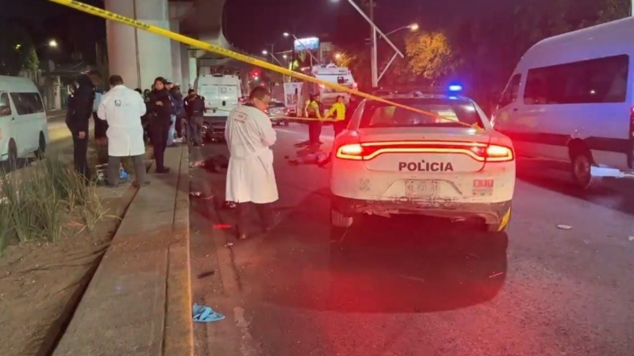 VIDEO: Dos motociclistas pierden la vida tras fatídico accidente en Avenida Tláhuac