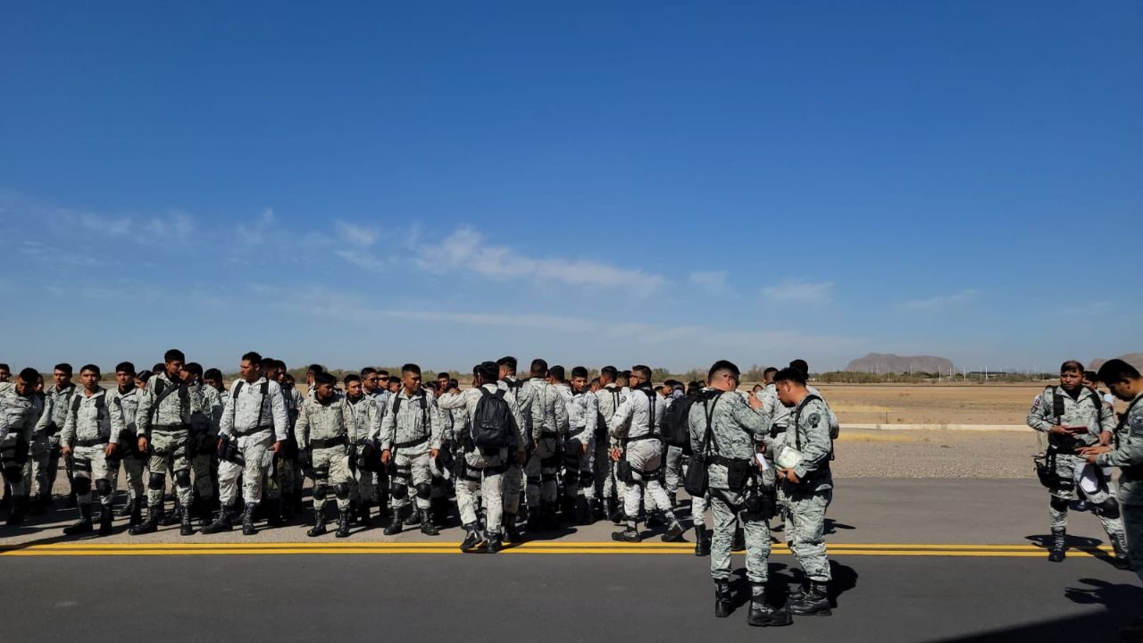 Despliegan mil 500 elementos de la Guardia Nacional en la frontera de Sonora