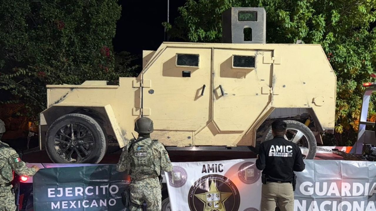 Crimen organizado al norte de Sonora: Decomisan dos vehículos con blindaje artesanal