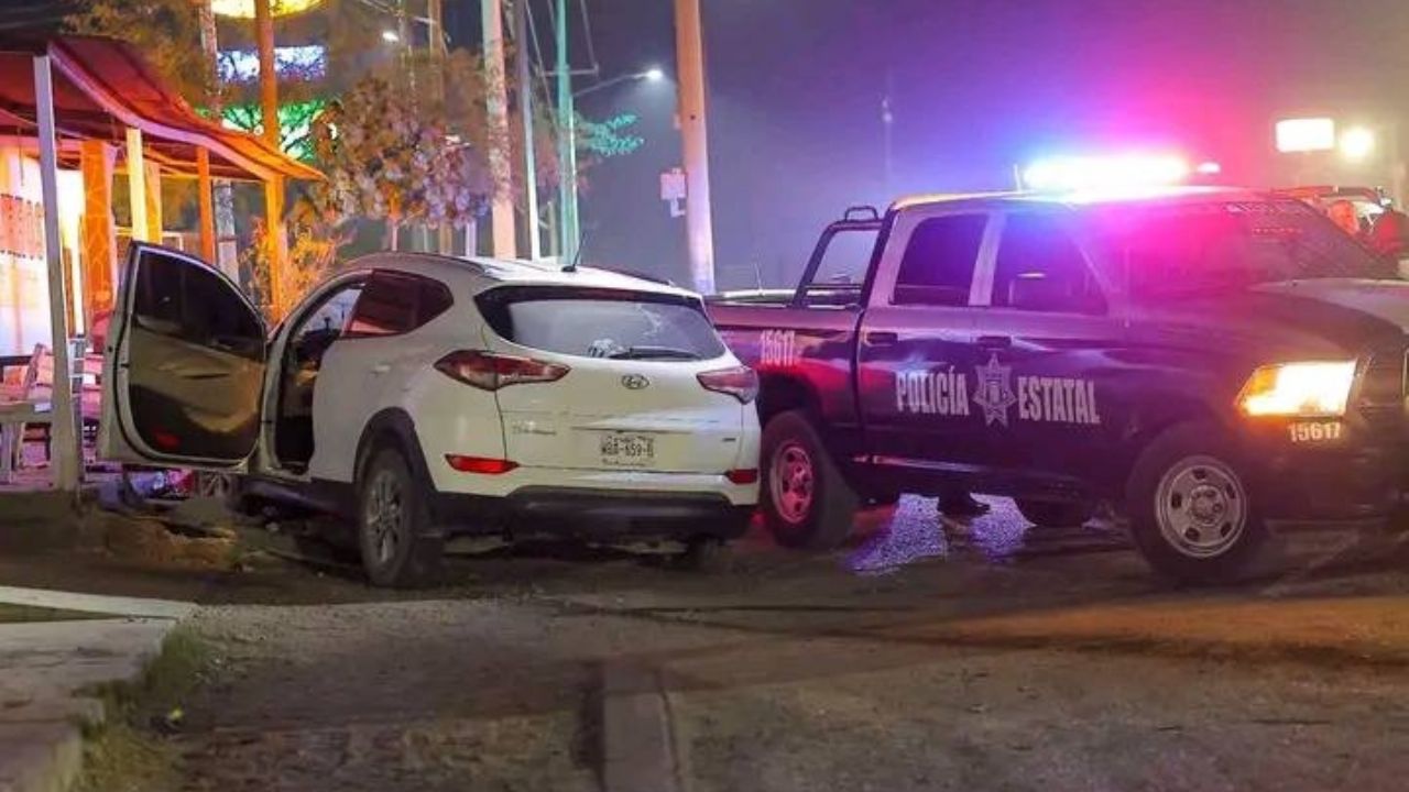 Noche violenta en Hermosillo: Fuego cruzado entre sicarios y autoridades termina en accidente