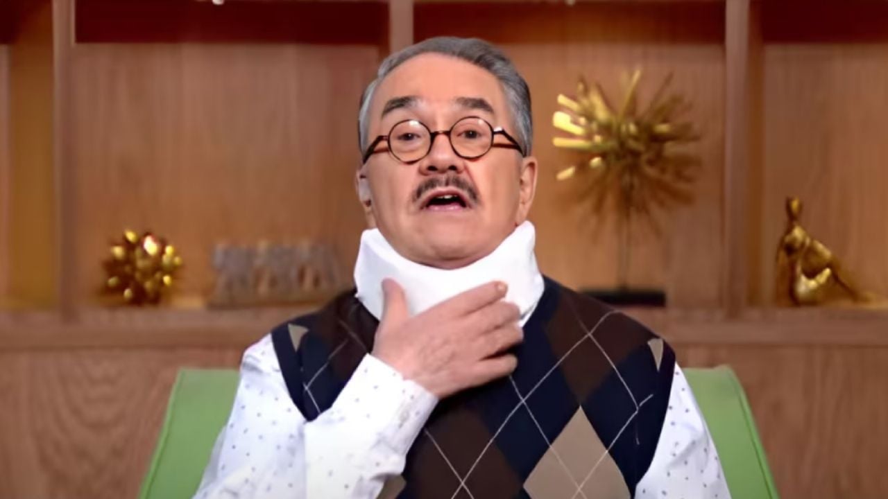 Pedro Sola aparece en collarín en ‘Ventaneando’; este es el fuerte motivo: “Está lastimado”