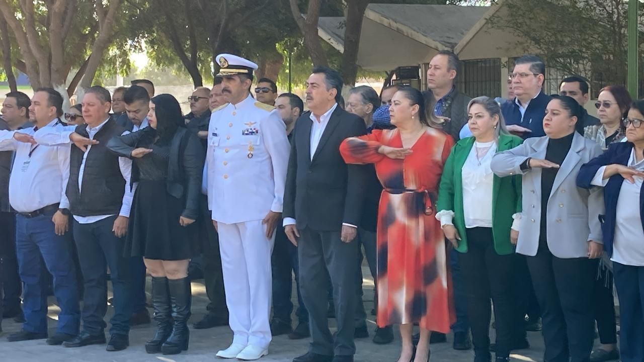 Ayuntamiento de Cajeme conmemora el 108.° aniversario de la Constitución