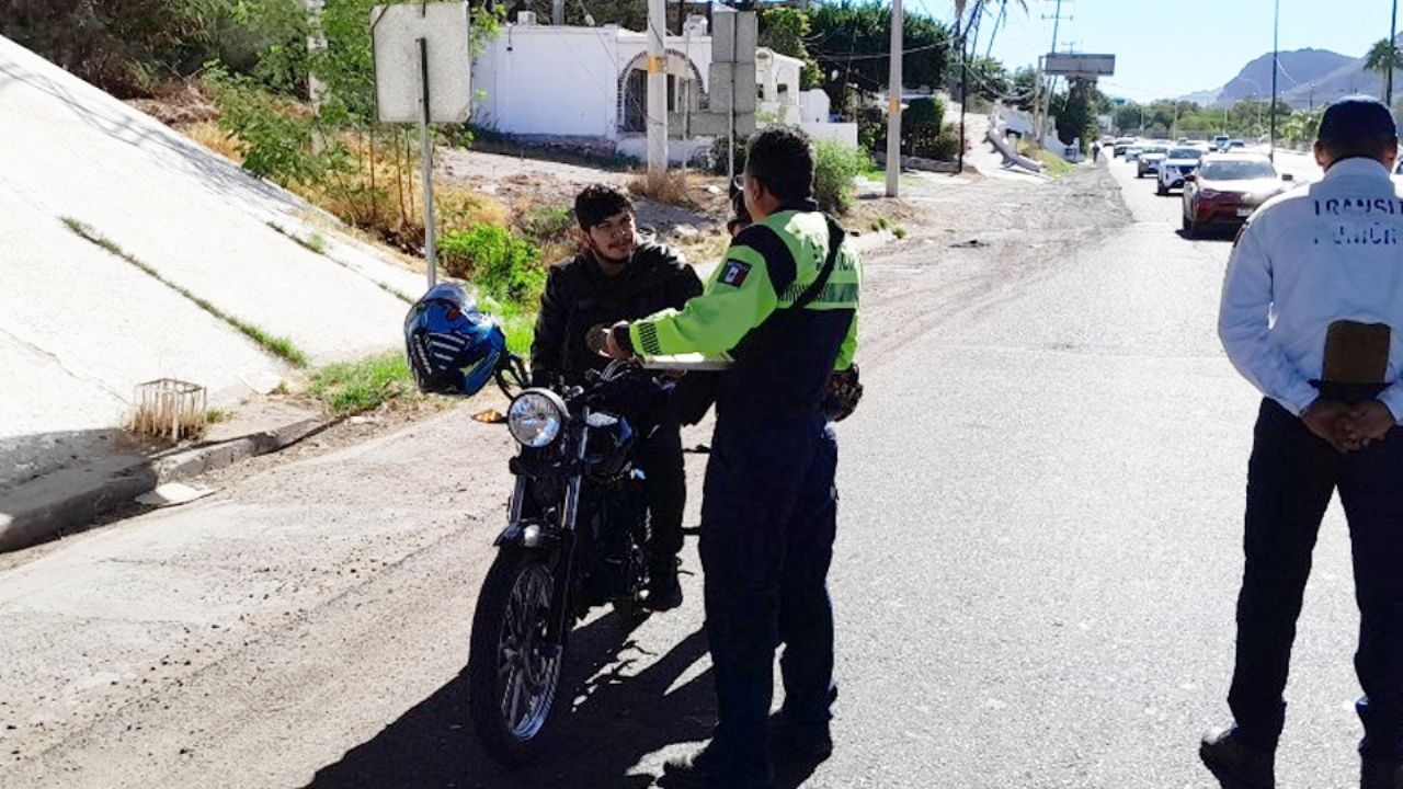 Tras operativos de prevención, accidentes de motos registran una baja en Guaymas