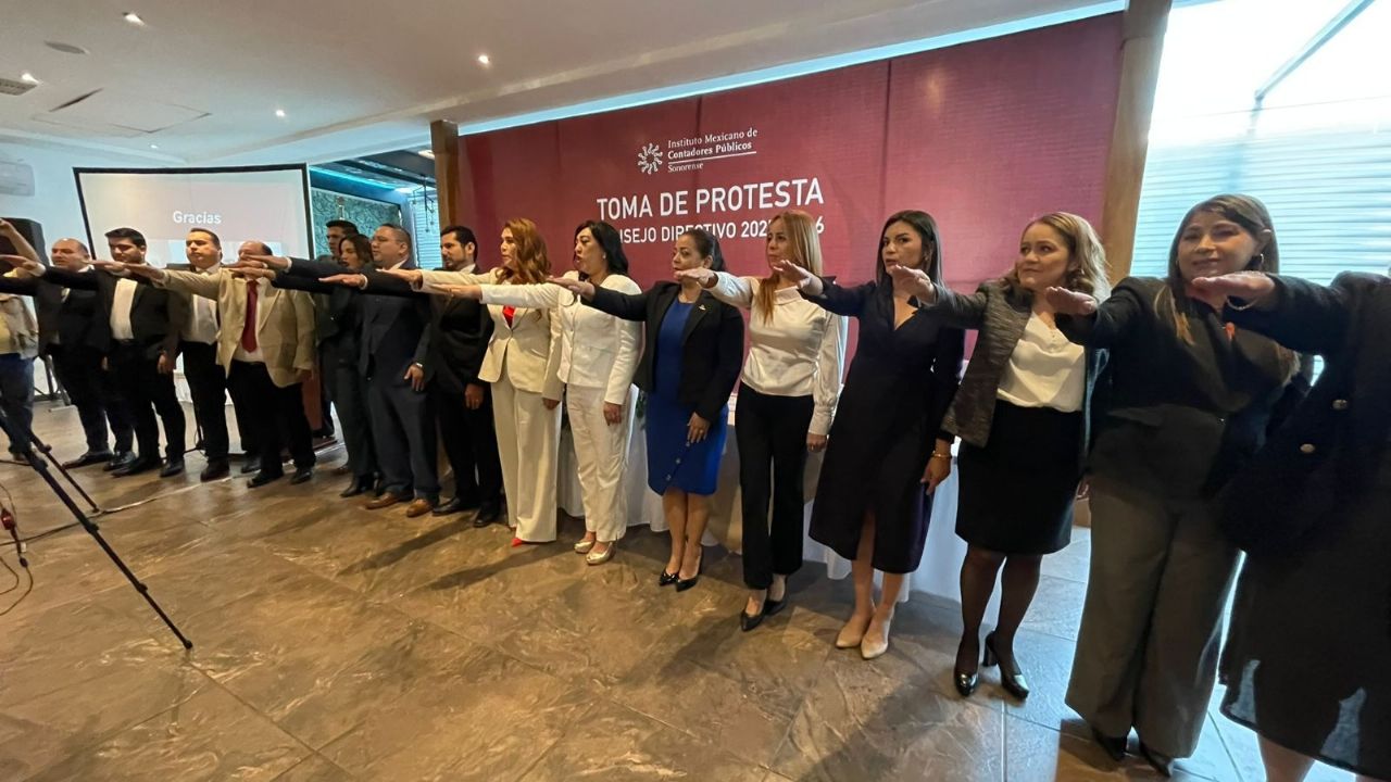 Instituto Sonorense de Contadores Públicos realiza cambio de su consejo directivo