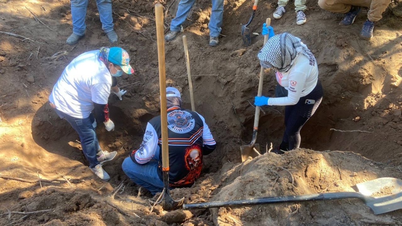 Guerreras Buscadoras de Cajeme encuentran cuatro osamentas en San Ignacio Río Muerto