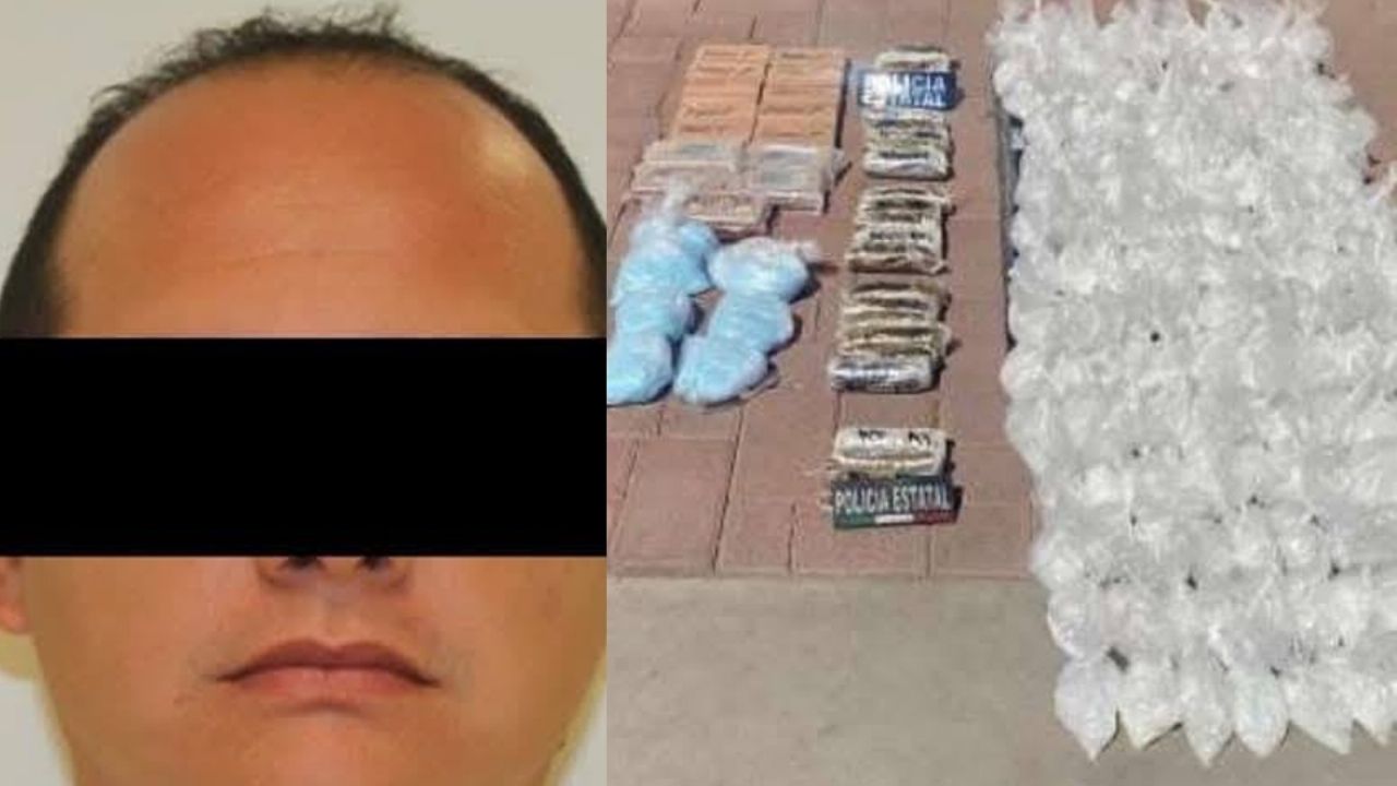 Arrestan a hombre que transportaba 100 kilos de droga en Huatabampo; aseguran fentanilo