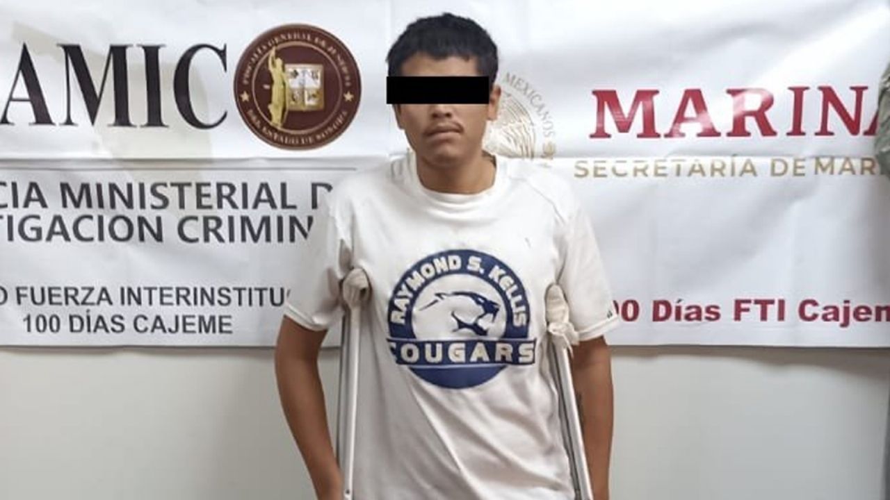 Detienen a presunto ‘tirador’ al norte de Ciudad Obregón: le decomisan crystal y marihuana