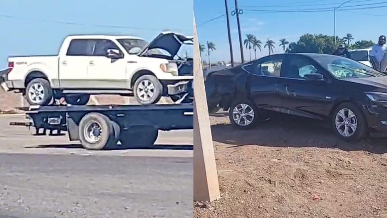 Brutal accidente carretero al norte de Ciudad Obregón deja una víctima; auto cayó a canal