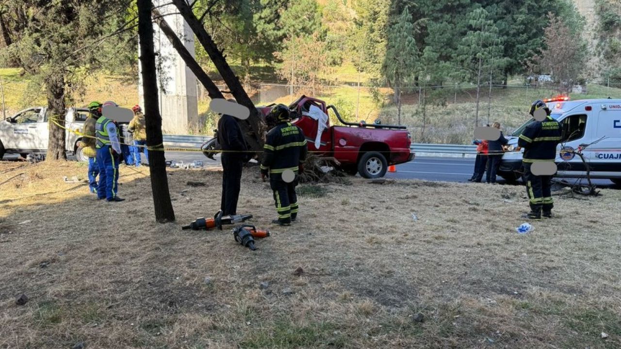 VIDEO: Fatídico accidente en la autopista México-Toluca deja dos muertos
