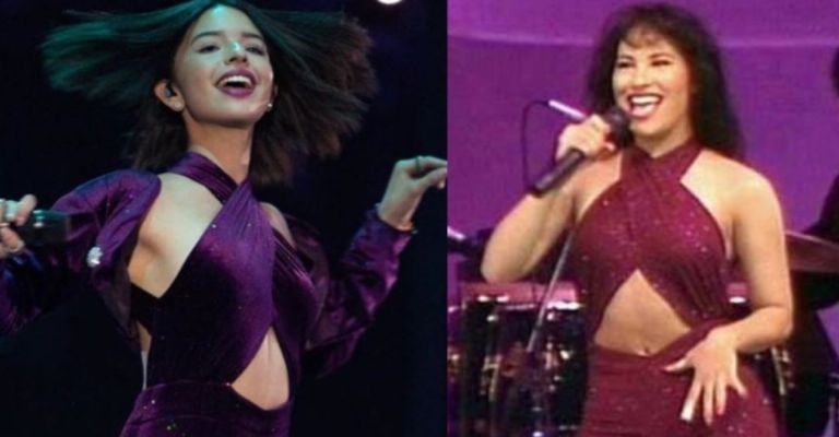 Ángela Aguilar es acusa de robar reconocido paso de baile de Selena Quintanilla