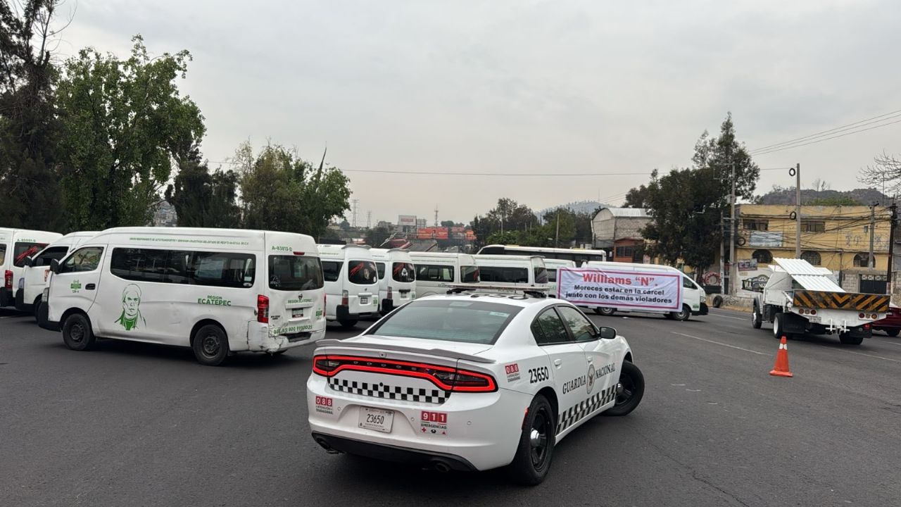 Transportistas colapsan el Edomex: Cierran principales accesos carreteros a la CDMX
