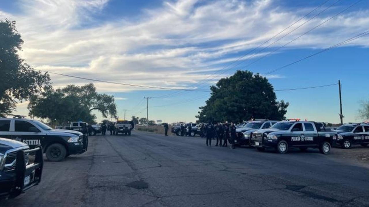 Autoridades tienen ‘encontronazo’ con grupo armado en Bácum; detienen a 2 y aseguran armas