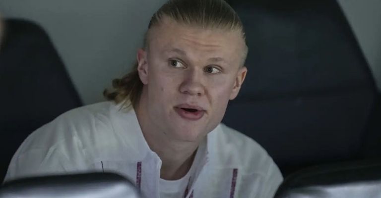 Haaland solo fue un observador de la goleada