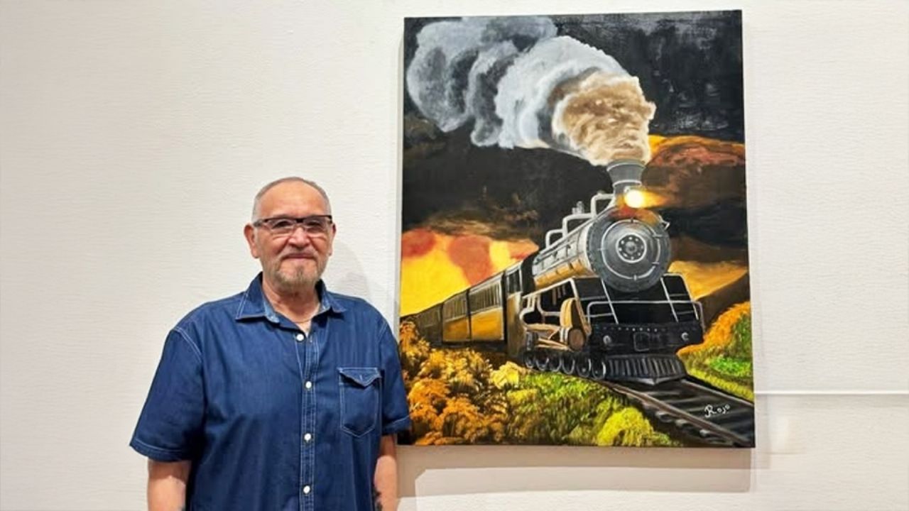El empalmense Jesús Ernesto participa en exposición pictórica de Hermosillo
