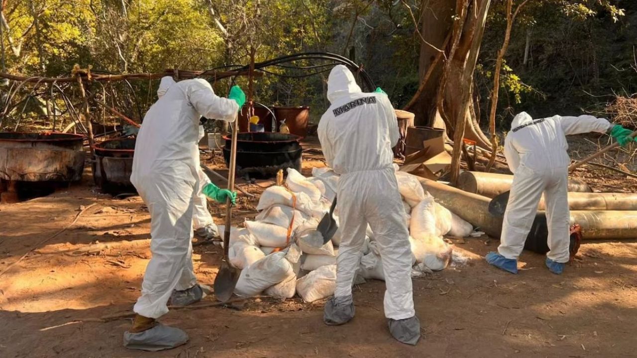 En 48 horas, desmantelan 27 laboratorios clandestinos y sistema de narcovigilancia en Sinaloa